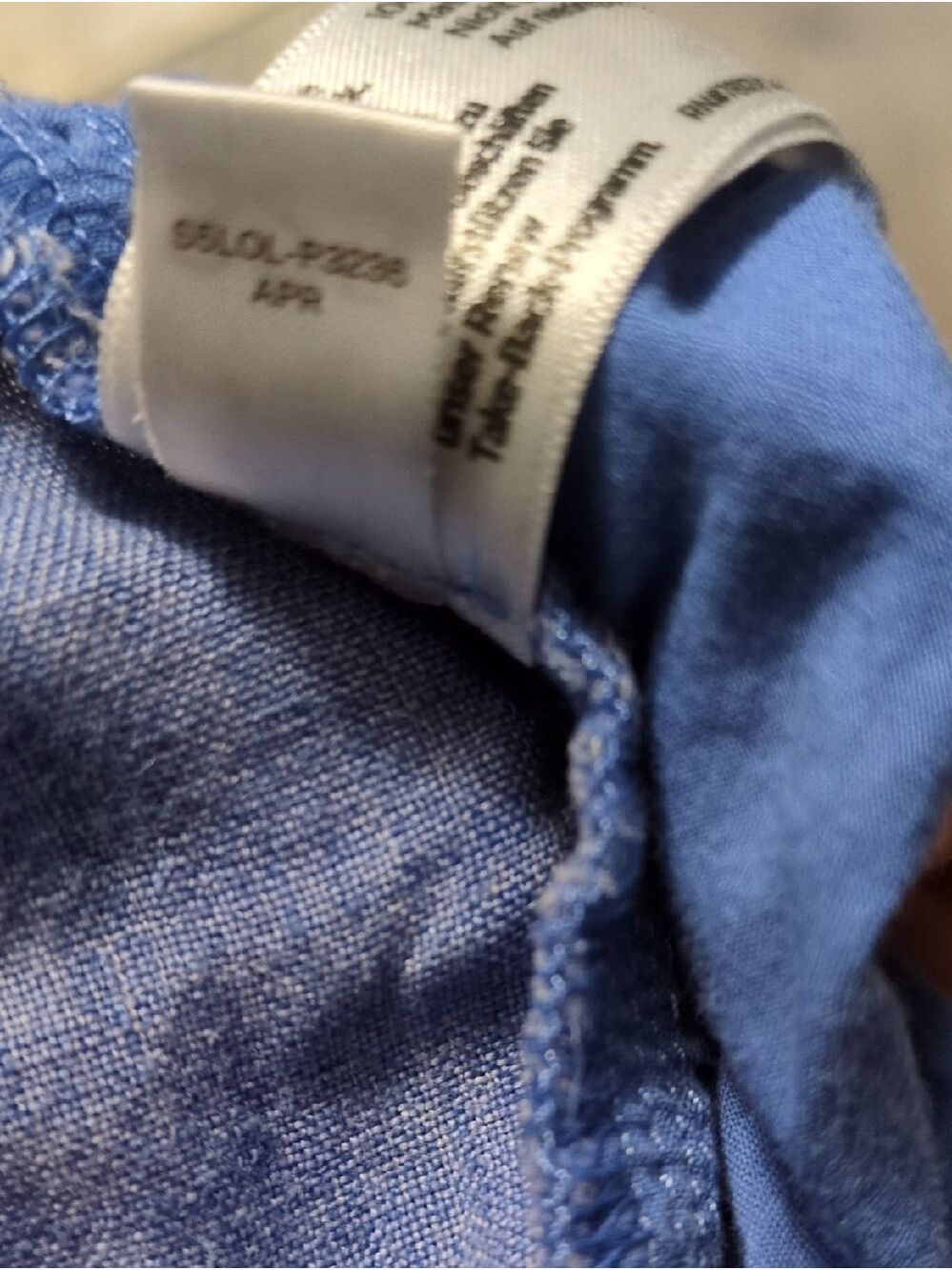 Eileen Fisher Blue Linen Cropped Pull On Pants Size XS - Picture 5 of 6